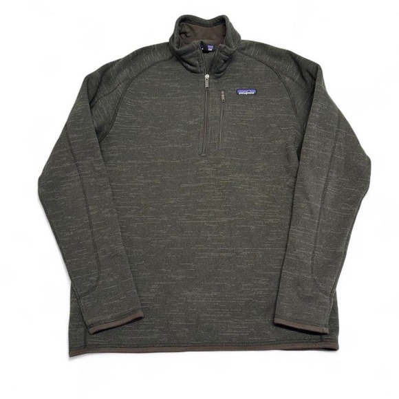 Patagonia Other - Patagonia Better Sweater Mens Large 1/4 Zip Fleece Pullover Brown 25527